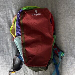 cotopaxi Red Batac16 Daypack with Multi-Color Accents